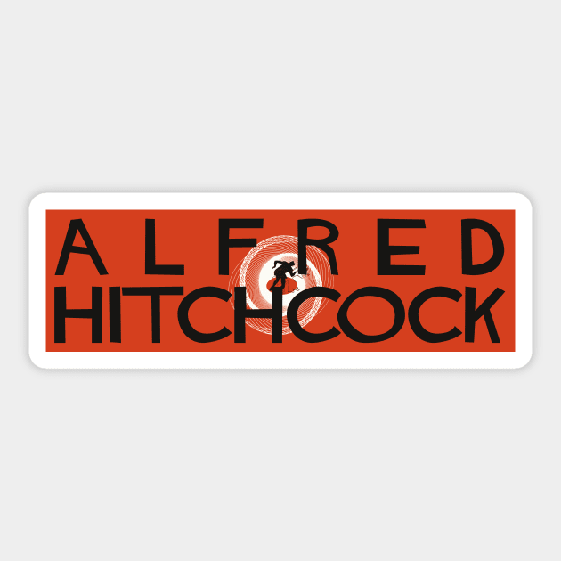 Hitchcock's Vertigo Sticker by charlesproctor